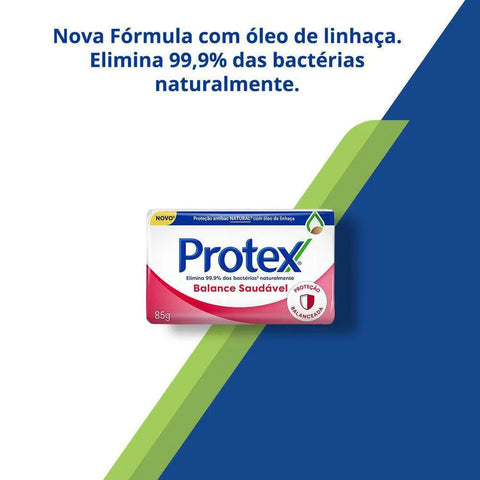 Sabonete Antibacteriano Protex Balance Saudável Barra, 1 Unidade Com 85G