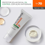 Protetor Solar Facial Neostrata Minesol Oil Control  Sem Cor - FPS 70 - 40 g