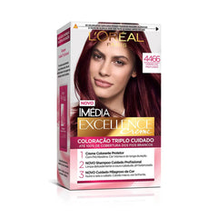Tintura L'Oréal Imédia Excellence Creme Nº 4466 Vermelho Profundo