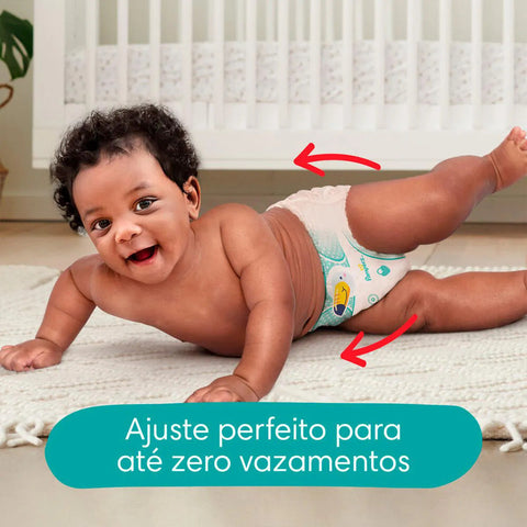 Fralda Pampers Pants Ajuste Total  Tamanho G - 72 Unidades