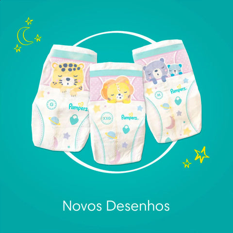 Fralda Pampers Pants Ajuste Total  Tamanho G - 72 Unidades