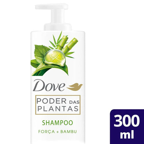 Shampoo Dove Poder Das Plantas Força + Bambu 300Ml