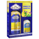 Kit Tío Nacho Antiqueda Engrossador Shampoo, 1 Unidade Com 415Ml + Condicionador, 1 Unidade Com 200Ml