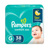 Fralda Pampers Confort Sec  Tamanho G - 38 Unidades