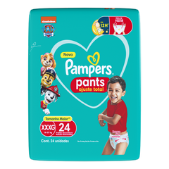 Fralda Pampers Pants Ajuste Total  Tamanho XXXG - 24 Unidades