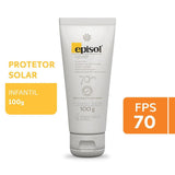 Protetor Solar Infantil Episol  FPS 70 - 100 g