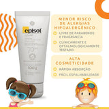 Protetor Solar Infantil Episol  FPS 70 - 100 g