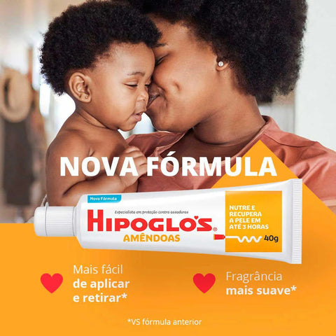 Creme para Assaduras Hipoglós Amêndoas  40 g - Pomada