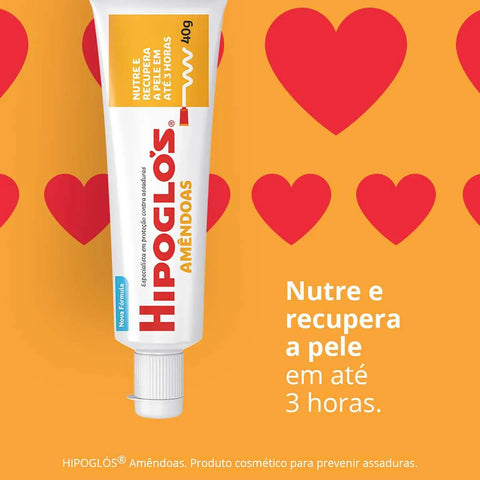 Creme para Assaduras Hipoglós Amêndoas  40 g - Pomada