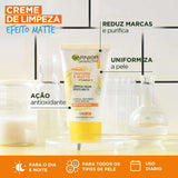 Sabonete Líquido Facial Garnier Skinactive Uniform&Matte 120G