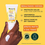 Protetor Solar Hidratante Facial Garnier Skinactive Uniform & Matte Vitamina C  FPS 30 - 40 g