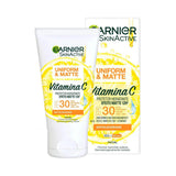 Protetor Solar Hidratante Facial Garnier Skinactive Uniform & Matte Vitamina C  FPS 30 - 40 g