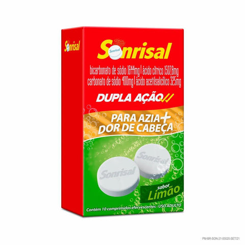 Sonrisal  Sabor Limão - 2 Unidades - Comprimido (A1)