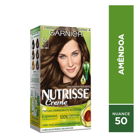 Tintura Garnier Nutrisse Creme Nº 50 Amêndoa