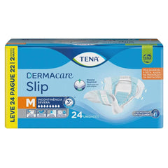 Fralda Geriátrica Tena Dermacare  Tamanho M - 22 + 2 Unidades