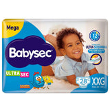 Fralda Babysec Ultrasec  Tamanho XXG - 28 Unidades