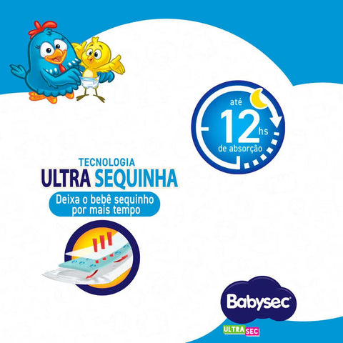 Fralda Babysec Ultrasec  Tamanho XXG - 28 Unidades