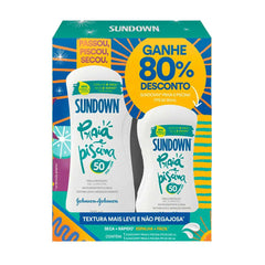 Kit Sundown Protetor Solar Praia & Piscina  FPS 50 + 50 - 200 mL + 120 mL