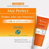 Protetor Solar Facial Avène Mat Perfect  Sem Cor - FPS 30 - 40 g
