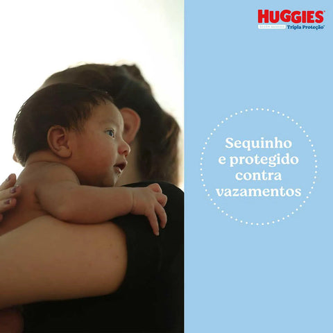 Fralda Huggies Tripla Proteção  Tamanho P - 46 Unidades