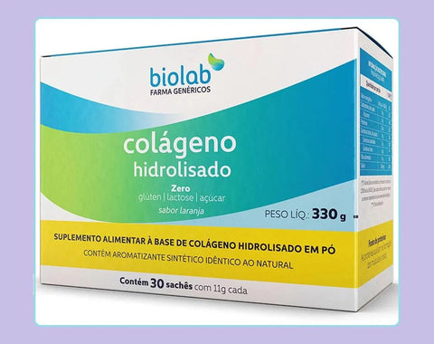 Colágeno Hidrolisado (Biolab)  11g - 30 Unidades - Sachê