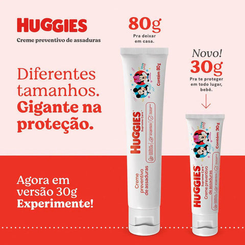 Creme para Assaduras Huggies Supreme Care Óleo de Amêndoas  30 g - Pomada