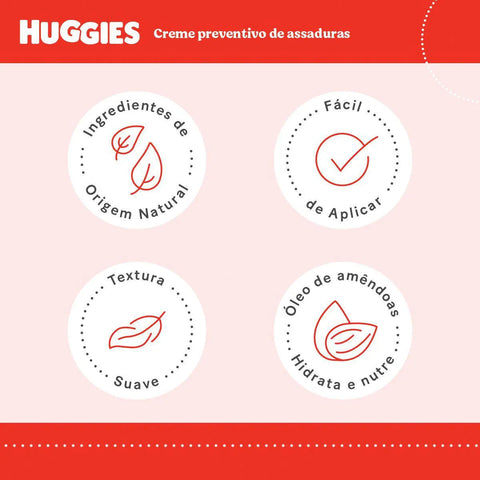 Creme para Assaduras Huggies Supreme Care Óleo de Amêndoas  30 g - Pomada