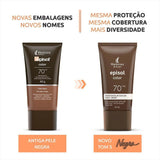 Protetor Solar Facial Episol Color  Tom 5 - FPS 70 - 40 mL