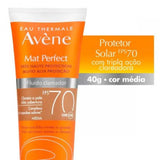 Protetor Solar Facial Avène Mat Perfect  Cor Média - FPS 70 - 40 g