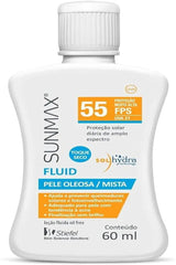 Protetor Solar Sunmax Fluid  FPS 55 - 60 mL