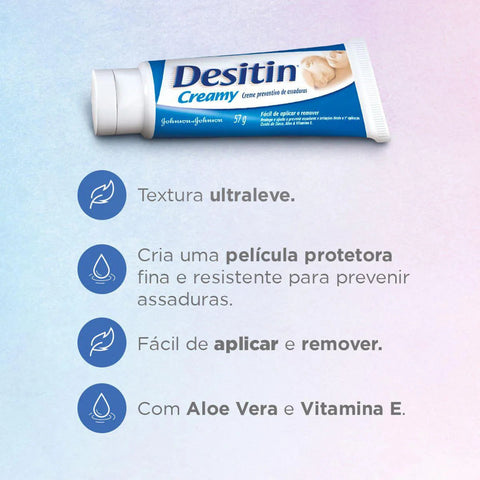 Creme para Assaduras Desitin Proteção Diária  113 g - Pomada