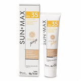 Protetor Solar Sunmax Color Base  Bege Médio - FPS 35 - 60 g