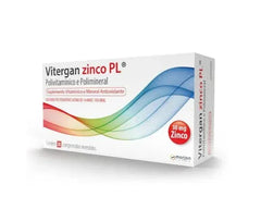 Polivitamínico Vitergan Zinco PL D  30 Unidades - Comprimido