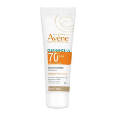 Protetor Solar Facial Avène Cleanance UV  Tom Médio - FPS 70 - 40 g