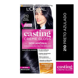 Tonalizante L'Oréal Casting Creme Gloss N° 210 Preto Azulado