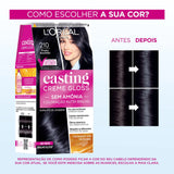 Tonalizante L'Oréal Casting Creme Gloss N° 210 Preto Azulado