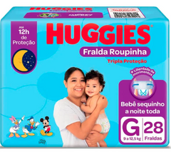 Fralda Huggies Pants Tripla Proteção  Tamanho L - 28 Unidades