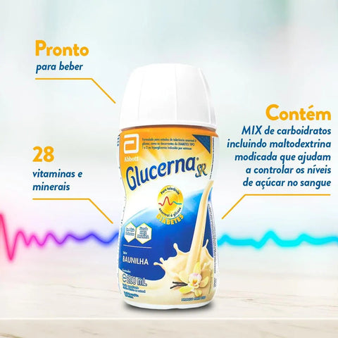 Glucerna  Sabor Baunilha - 4 x 200 mL