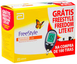 Monitor de Glicemia Freestyle Lite  Aparelho - 1 Aparelho + 100 Tiras