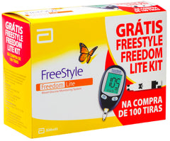 Monitor de Glicemia Freestyle Lite  Aparelho - 1 Aparelho + 100 Tiras