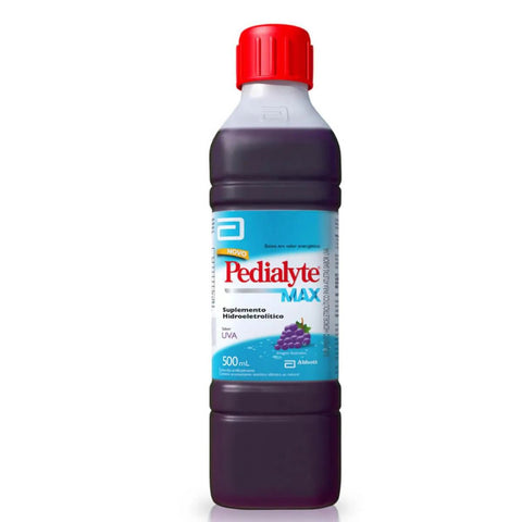 Pedialyte Max Sabor Uva Solução 500ml