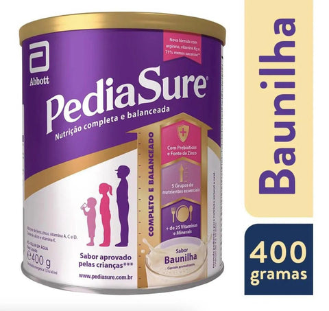 Suplemento Alimentar Infantil Pediasure Baunilha 4 A 10 Anos 400g