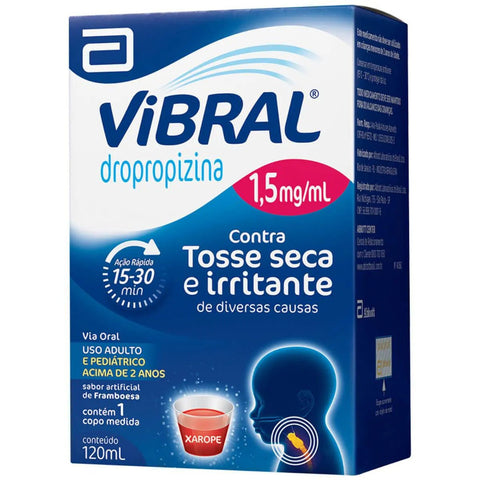 Vibral  1,5mg/mL - 120 mL - Xarope