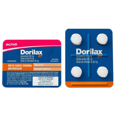 Dorilax DT  450mg + 50mg + 35mg - 4 Unidades - Comprimido