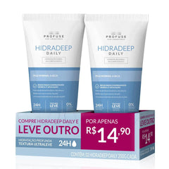 Kit Creme Hidratante Corporal Profuse Hidradeep Daily Com 2 Unidades de 200g Cada