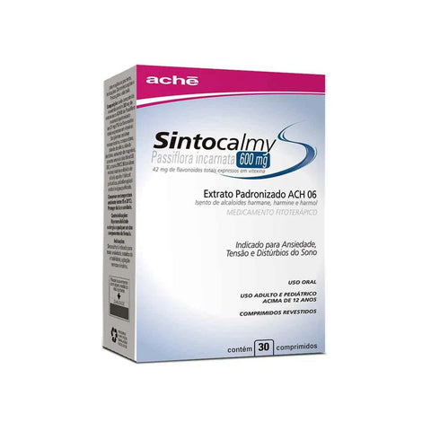 Sintocalmy  600mg - 30 Unidades - Comprimido