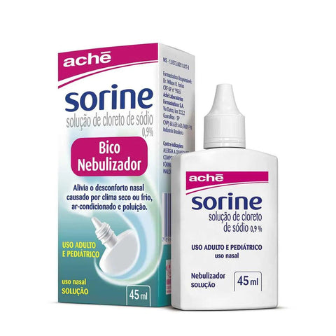 Sorine Nebulizador  0,9% - 45 mL - Solução