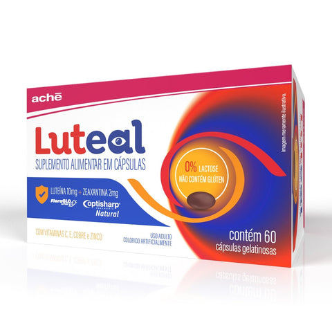 Suplemento Alimentar Luteal  10mg + 2mg - 60 Unidades - Cápsula