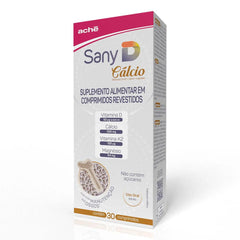 Vitamina Sany D Cálcio 2.000UI - 30 Unidades - Comprimido