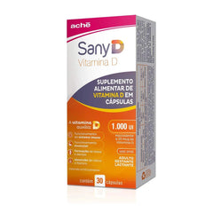 Vitamina Sany D Caps  1.000UI - 30 Unidades - Cápsula
